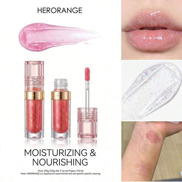 Faiccia Set de Brillo de Labios Aurora Shimmer 3 Colores Hidratante Voluminizador Alto Brillo Capas Maquillaje de Labios