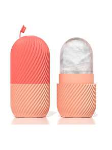 1 pièce Moule à glace de beauté en silicone, rouleau de massage à grille de glace pour le visage, outil de beauté portable - A - Voir 8