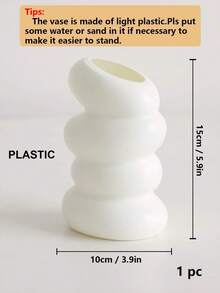 1PC Asymmetrical-Shaped Decorative Vase, Suitable For Bedroom Or Living Room - Multicolor - View 4