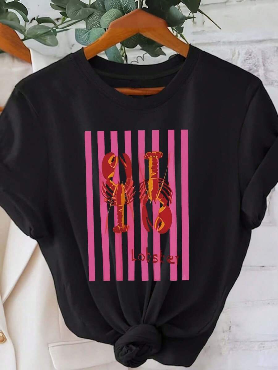 Women T-Shirts - Black - View 1