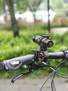 TOSUOD Bicycle Front Light Mount Clip Flashlight Holder Rotatable Light Bracket Cycling Accessories - Multicolor - View 7