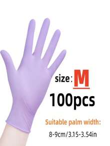 Powder-Free Disposable Nitrile Gloves, Size: S, M, L, XL, Durable Household Cleaning Gloves, Suitable For Kitchen, Bathroom, Cleaning, Food Handling, Tattoo, Beauty, Hair Dye, Pets, Beauty Salon, Cleaning Supplies, Small Household Appliances And More (Black, Dark Pink, Blue, White, Dark Purple, Light Pink, Light Green, Light Purple, Transparent) (No Packaging Box) 4/100/300Pcs - Multicolor - View 28