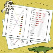 Word Matching Workbook Series, Connect Words And Pictures Through Matching Games, Build Vocabulary And Practice Spelling, Simple And Easy-To-Understand Exercises, Fun Learning Activities, Improve Focus And Word Recognition Ability. Back To School - Word 工作簿 - 查看 5