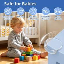 48pcs Baby Corner Protector Stickers, Transparent Corner Guards, Prevent Baby Scratching Furniture Edges, Super Strong Adhesive, Suitable For Furniture And Sharp Edge Protection - Multicolor - View 4