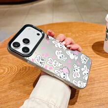 うさぎ ハート 可愛い デザインケース,プレゼント用・自分用両方に大活躍！,感あふれるキュートスマホケース - ブラック - チェックする 3