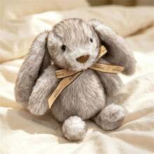18cm/7.08inch Scented Bow-Tie Long-Eared Rabbit Plush Toy, Soft And Fluffy Stuffed Animal, Suitable For Room Decoration, Children's Birthday Gift, Holiday Gift For Family And Friends, Thanksgiving, Christmas. - Multicolor - View 12