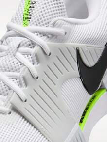 Nike Men's M ZOOM GP CHALLENGE 1.5 HC Low-Top Tennis Shoes IQ5180-100 - Black and White - View 7
