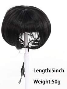 Fun Pet Wigs For Cats & Dogs, Pet Hair Accessories, DIY Handmade Braided & Straight Pet Wigs - 彩色 - 查看 3