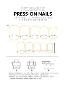 30pcs Cloud Peach Pink To White Gradient Tie Dye Clear Gentle Minimalist Short Square Removable Press-On Nails, Includes 1pc Jelly Glue And 1pc Nail File - Pink - View 3