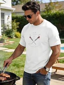 Men T-Shirts - 白色 - 查看 3