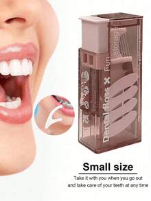 1pc Automatic Pop-Up Toothpick Holder, Premium Portable Mini Toothpick Storage Box, Rectangular Toothpick Dispenser, Suitable For Home, Office Desk, Summer Supplies, Soft, Holiday Essential, Travel Essential - Multicolor - View 4
