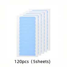 120pcs Hair Extension Tape Strips, Double-Sided, Pre-Cut, Waterproof Sweat Resistant, Invisible Adhesive For Toupees And Wigs - View 11