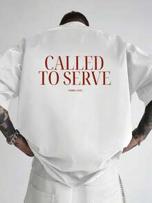Summon Service Mark Gospel 10:45 Camiseta de moda para hombre con estampado de doble cara, adecuada para uso diario casual en casa y actividades de fitness al aire libre, un top de estilo po - Negro - Ver 7