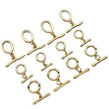5 buah Jepitan Perhiasan Berbentuk T dari Tembaga, Jepitan Bulat OT, Konektor Perhiasan, Cocok untuk Pembuatan Perhiasan DIY Buatan Tangan, Dapat Digunakan untuk Gelang, Kalung, Rantai Tas, Gantungan Kunci, Cincin Kunci dan Aksesoris Lainnya, Serbaguna dan Praktis - Emas - View 8