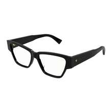 Bottega Veneta Eyeglasses Cat Eye Full Rim, Black Frame And Clear Demo Lenses Lens Bv1288O001 - 55-15-145 - View 1