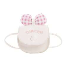 Plaid Bow Cat Flap Bag, Cute Fashion Mini Saddle Bag, Stylish Crossbody Bag, Coin Purse, Phone Bag And Crossbody Bag - Multicolor - View 7