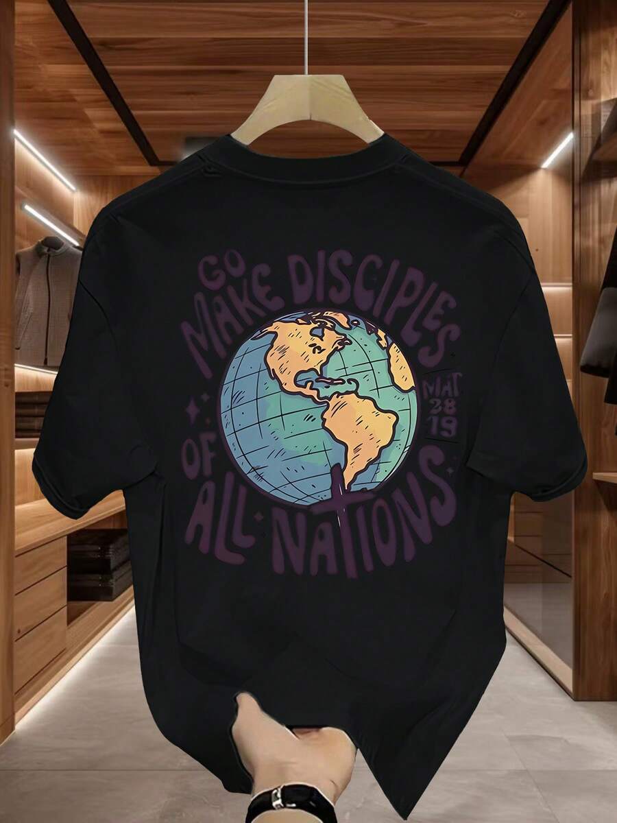 Camisetas de hombre - Negro - Ver 1