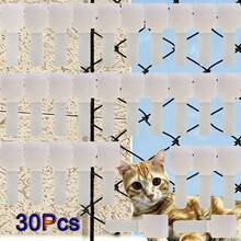 30 Stück Outdoor Klebehaken, geeignet für Katzennetz, Balkon, ohne Bohren erforderlich Balkon Katzennetz Klebehaken, verwendbar für Balkon Katzennetz, Balkon und Balkon Netz Katzenbefestigung, Katzenschutznetz (Katzennetz nicht enthalten) - 30 Stück - Übersicht 12