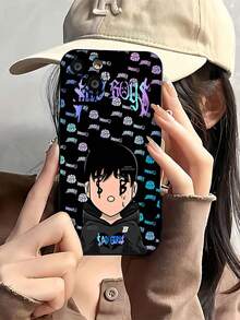 Tema triste de Sad Boyz en negro, azul y moradofunda de teléfono Fundas compatibles con ,Apple,VIVO,OPPO,,, y Honor.Fabricadas en silicona TPU,ofrecen protección contra golpes y caídas. - Negro - Ver 1