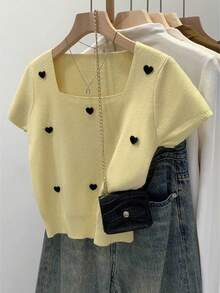 Women Tops - Yellow - View 3