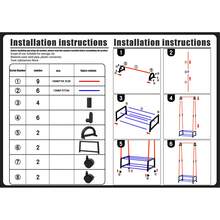 Giá treo quần áo di động đa năng có bánh xe vạn năng + kệ lưu trữ + móc treo, giá treo quần áo đứng sàn dày dặn chắc chắn, phù hợp cho nhiều tình huống - Móc treo quần áo hình tam giác nhiều màu sắc - Xem 8