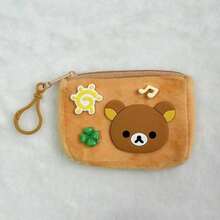 Cute Vintage Rilakkuma Cartoon Plush Coin Purse, Can Store Ear Hanging Decoration, Best Friend Pendant Keychain Card Holder, Cute Gift Decoration - View 8