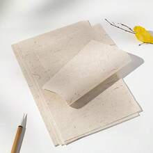 20 Sheets Of Natural Mulberry Paper, Visible Plant Fiber Rice Paper, Paper-Cut Thin Paper, Used For Writing, Painting, DIY Crafts (11.4x7.5 Inches) - 20 Photos - View 6
