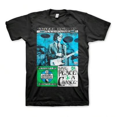 John Lennon Print T-Shirt For The Festival