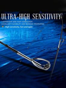 SOUGAYILANG Ultra-Light Carbon Fiber Trout Rod, Suitable For Sunfish/Bass - Solid Tip & Ceramic Guides 1-7g Lure Weight RF Action, High-Strength Reel Seat - Sensitive For Beginners & Stream Anglers, Enjoy Fishing Fun - Black - View 8