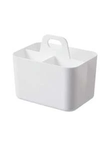 Plastic Storage Box With Handle, Office Plastic Storage Box, Portable Plastic Storage Box, Suitable For Cleaning Supplies, Bathroom Supplies, Cosmetics, Art Supplies, Crafts, Stationery, Classroom And Office Organization, Handheld Storage Box - Multicolor - View 16