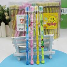 4 Pen Barrels + 32(64) Replacement Leads Random Color Set Funny Missile Egg-Laying Pencil | No-Sharpening Mechanical Pencil, Creative Humorous Teacher Gift And Christmas Surprise Stationery | Essential Tool For Student Hand-Drawn Sketching - Multicolor - View 3