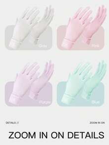 Kyncilor Summer Ice Silk Sun Protection Full Finger Gloves, Anti-Slip Breathable For Driving And Fishing, Outdoor UV Protection Hand Guards - Multicolor - View 5