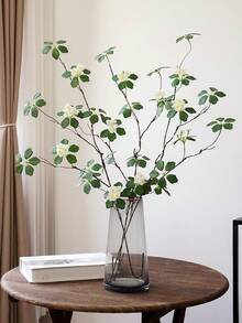 ZaiYe 3PCS, Artificial Azalea Branches, Lifelike Simulated Green Leaf Branches, Simple Zen Style Artificial Green Plants, Suitable For Indoor Home Table Decoration, Festival And Wedding Decorations - Multicolor - View 12