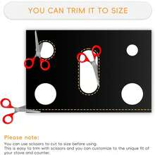1/2pcs Gas Stove Burner Cover, Stove Top Protector, Gas Stove Burner Pad, Compatible With Samsung Gas Stove, Suitable For Kitchen Cooking, Reusable, Non-Stick, Easy To Clean - Multicolor - View 5