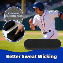Helmet Padding Fit Kit Compatible With All Easton Batting Catchers Helmets - 0.79 Thickened Universal Foam Pads For Baseball And Softball Ers - New-black - View 5