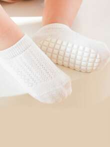 1/2/4/5 Paar Baby Kleinkind rutschfeste Bodensocken, weich & bequem, leicht atmungsaktive Sommer rutschfeste Bodensocken, Kinder rutschfeste Kleinkindsocken, Baby Haussocken, Kindersocken - Verschiedenfarbig - Übersicht 5