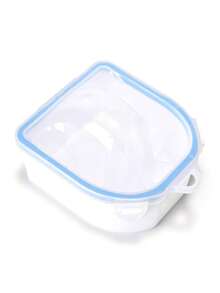 1 pieza Bol de doble capa azul para remojar uñas, removedor de esmalte de gel, bol de manicura, herramientas de manicura, suministros para uñas, herramientas para uñas, herramientas de arte de uñas, regreso a clases, uñas, herramientas para uñas postizas - Azul - Ver 11