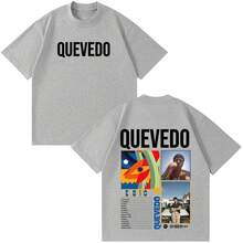 QUEVEDO EL BAIFO Album 2026 Tour Print T-Shirt For Men And Women Fashion Summer Cotton T-Shirt Casual Loose Hip Hop T-Shirt Streetwear - 1 - 查看 6