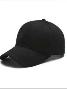 Boné Aba Curva Liso Fechamento Fitão - Preto - Visão 1