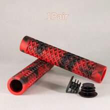 1 Pair 138mm Ultra Soft Gel Handlebar Grips - Universal Fit For Bicycle, Mountain Bike And Scooter - Non-Slip And Comfortable - Multicolor - View 8