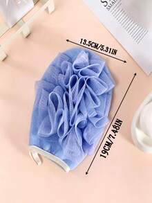 2/1pc 2-In-1 Reversible Exfoliating Bath Glove & Loofah, Dual-Sided Body Scrubber Shower Puff, Bargain Travel Essentials, Gentle Exfoliation Deep Cleansing Dead Skin, Soft Mesh Elastic Strap, Rich Lather Bath Accessory For Women Men Home Daily Use - Multicolor - View 8