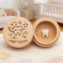 2 Stücke Set Holz-Aufbewahrungsbox für Babyhaare & Milchzähne, ein kostbares Erinnerungsstück, das die ersten Spuren des Wachstums und der Familienliebe bewahrt, nicht nur eine einfache Aufbewahrungsbox, sondern eine Möglichkeit für Eltern, Liebe, Erwartungen und Segen für ihr Baby auszudrücken - Aufbewahrungsbox - Übersicht 8