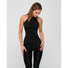 Tank Top Halter Top Black - Multicolor - View 10
