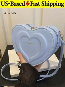 Heart-Shaped Bag Romantic Dating Travel Music Festivals And Parties To Hold Essentials In Style Women's Bags Crossbody Bags Shoulder Bags - 彩色 - 查看 16