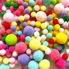 Handmade Pom Poms, 250pcs 1-3cm Mini Pom Poms, Suitable For DIY Crafts, Cheerleading, Children's Art Projects, Multiple Colors, Creative Decoration And Craft Supplies - 250pcs - View 11