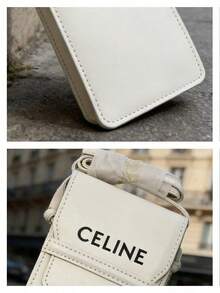 Celine Portable Glasses/Fashion Glasses Protective Pouch, Suitable For Daily And Travel Use, Highly Durable - White - View 6