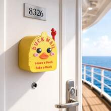 1pc 3D Printed Cruise Duck Mailbox, Front-Opening Plastic Mailbox, Cute Decorative Magnetic Wall-Mounted Mini Mailbox, Suitable For Cruise Ship Cabin Doors, Home Refrigerator, Office Decoration, Gift For Duck Hunting Enthusiasts - Duck - View 3