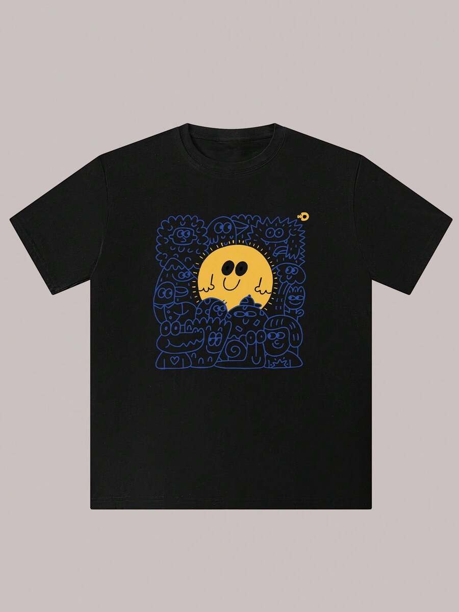 Men T-Shirts - Black - View 1