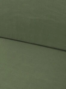1件極簡現代純色牛奶絲彈性四季通用沙發套 沙發墊套 - 橄欖綠 - 查看 8