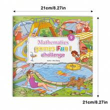 Fun Math Game Challenge Series, Math Puzzles And Logic Game Book With Number, Pattern And Problem Solving Activities, Gamified Learning Pages, Colorful Illustration Design, Multiple Themes Available - Fun Challenges In Math Games - View 4